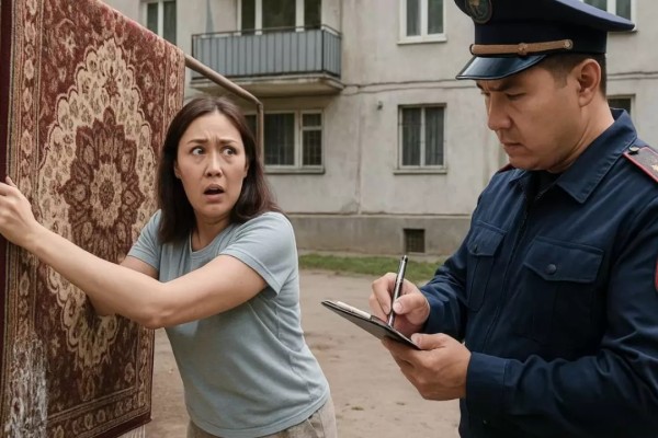 Енді Қазақстанда үйінің ауласында кілем жуғандарға айыппұл салынады
