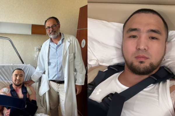 "Карьерасын аяқтады дегендерге сәлем": Елдос Сметов Италияда жасалған отасынан кейінгі жағдайын айтты