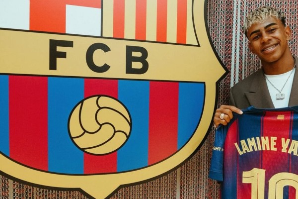 Ямаль "Барселонамен" жаңа келісімшартқа қол қойып, Мессидің киген жейдесін иемденді