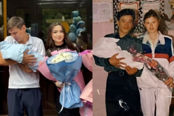 "Атасы мен апасы көрмей кетті": марқұм Оразалы Досбосыновтың немересі дүниеге келді (ФОТО)