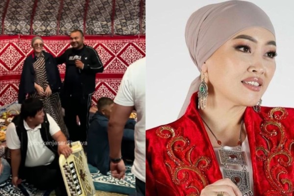 "Абыройы биік әпкеміз": Наркенже Серікбаеваға ерекше сыйлық жасады (ВИДЕО)