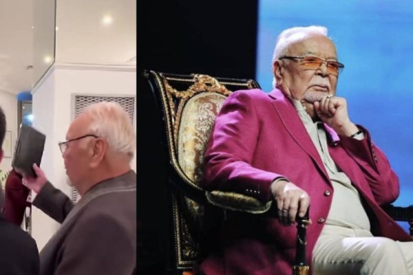 "Қос қолдап амандаспай ма?": Асанәлі Әшімов өз шәкіртін ұрды (ВИДЕО)