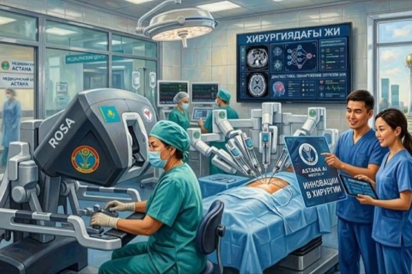 Da Vinchi-дің ізбасарлары: Қазақстанда ота жасайтын ЖИ роботтар жайлы