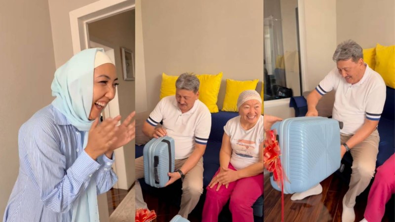 "Шығармайтыны жоқ": Сара Тоқтамыс әкесінің туған күніне ерекше сыйлық жасады (ВИДЕО)