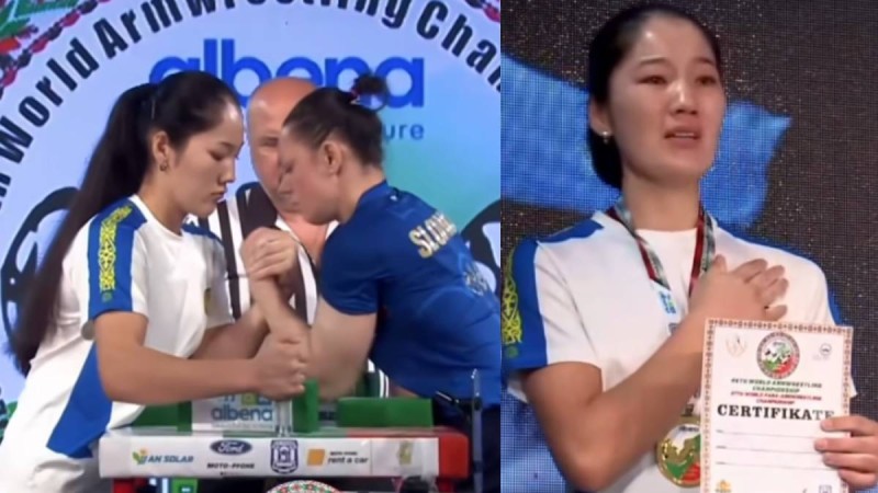 16 жастағы қазақ қызы әлемнің 13 дүркін чемпионын жеңіп, алтын алды