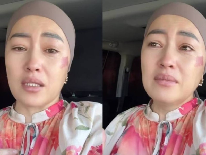 "Сіз жоқсыз! Сіз ғана жетпейсіз": Наркенже Серікбаева жылап, өкінішін жеткізді (ФОТО)