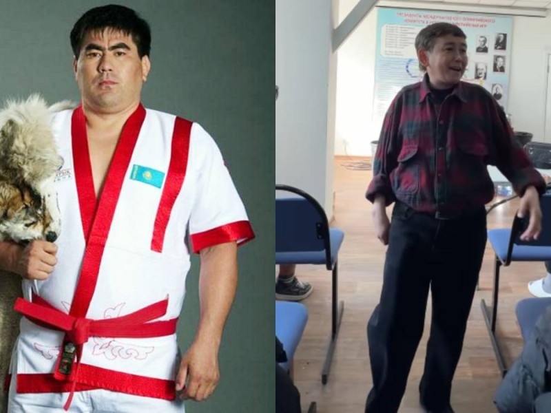 Балуан Бейбіт Ыстыбаев танымал блогерді көкпардағы серкедей тартқылап тастады (ВИДЕО)