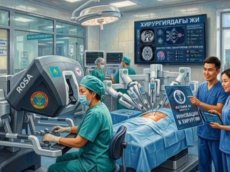 Da Vinchi-дің ізбасарлары: Қазақстанда ота жасайтын ЖИ роботтар жайлы