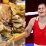 Назым Қызайбай Олимпиада чемпионы атанған түрік қызына қойдың құлағын жегізіп, шошытып алды (ФОТО)